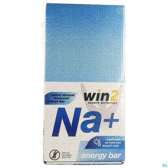 Win2 energy bar na+ salted almond    40g