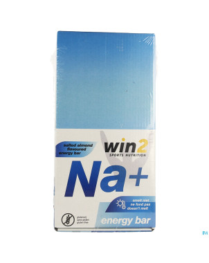 Win2 energy bar na+ salted almond    40g