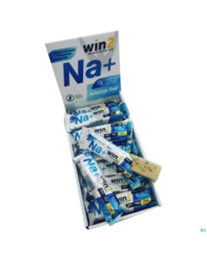 Win2 energy bar na+ salted almond    40g