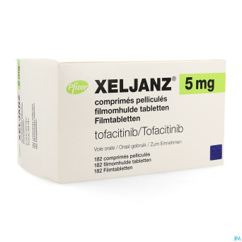 Xeljanz  5mg comp pell 182 x  5mg blister