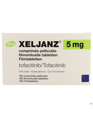 Xeljanz  5mg comp pell 182 x  5mg blister