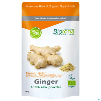 Biotona ginger bio    pdr 200g