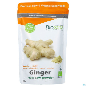 Biotona ginger bio    pdr 200g