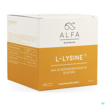 Alfa l-lysine 1000mg    comp  45
