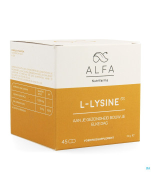 Alfa l-lysine 1000mg    comp  45