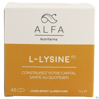 Alfa l-lysine 1000mg    comp  45