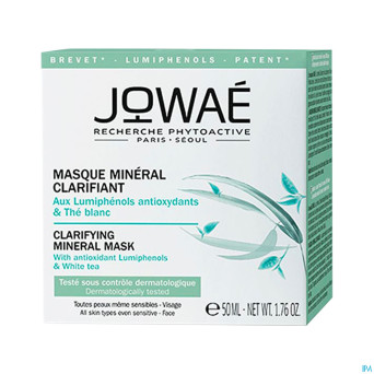 Jowae masque mineral clarifiant    pot  50ml