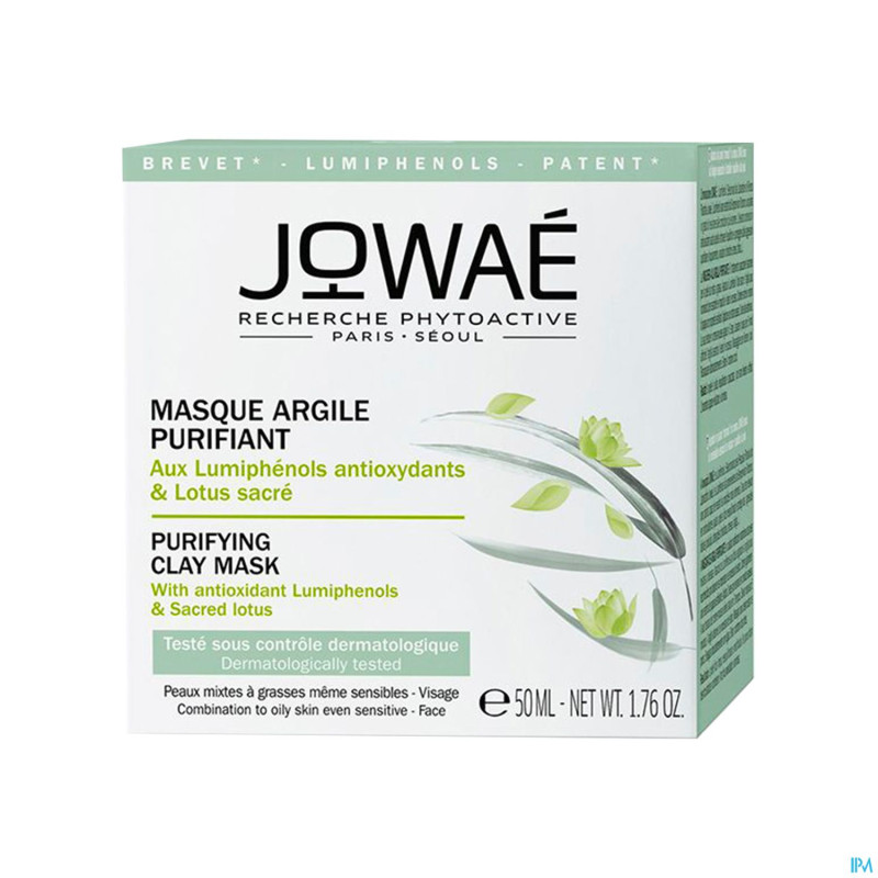 Jowae masque argile purifiant    pot  50ml