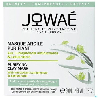 Jowae masque argile purifiant    pot  50ml
