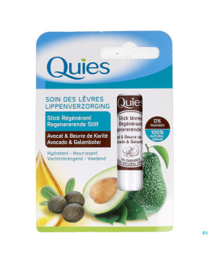 Quies stick levres regener.avocat&beurre kar. 4,5g