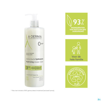 Aderma indisp.gel douche hydra protect 750ml promo