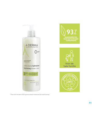 Aderma indisp.gel douche hydra protect 750ml promo