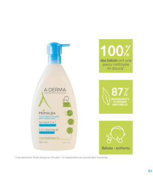 Aderma primalba gel lavant 2en1 500ml