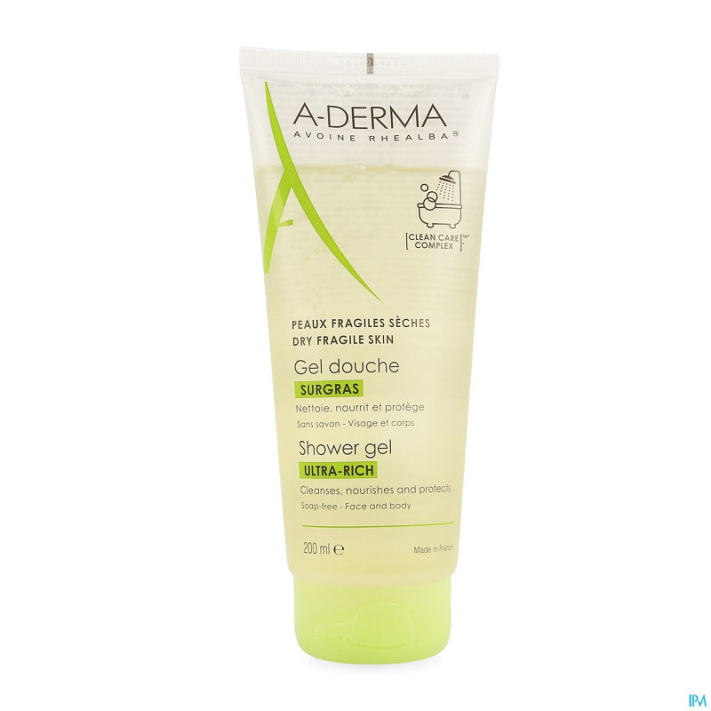 Aderma gel douche surgras    200ml