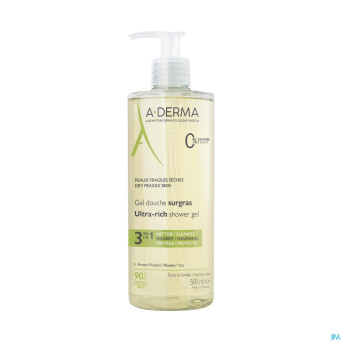 Aderma gel douche surgras    500ml