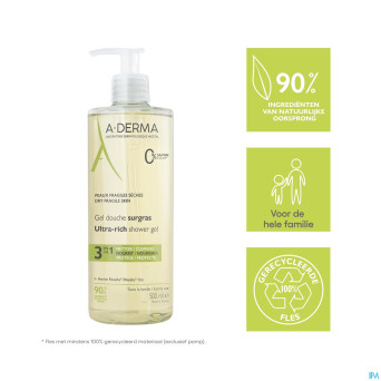 Aderma gel douche surgras    500ml