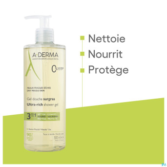 Aderma gel douche surgras    500ml