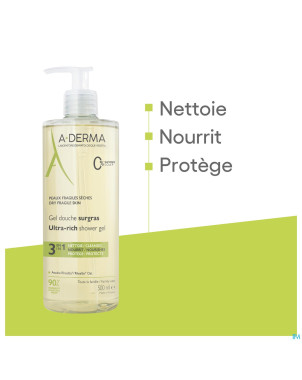 Aderma gel douche surgras    500ml