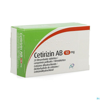 Cetirizin ab 10mg comp pell    20