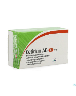 Cetirizin ab 10mg comp pell    20