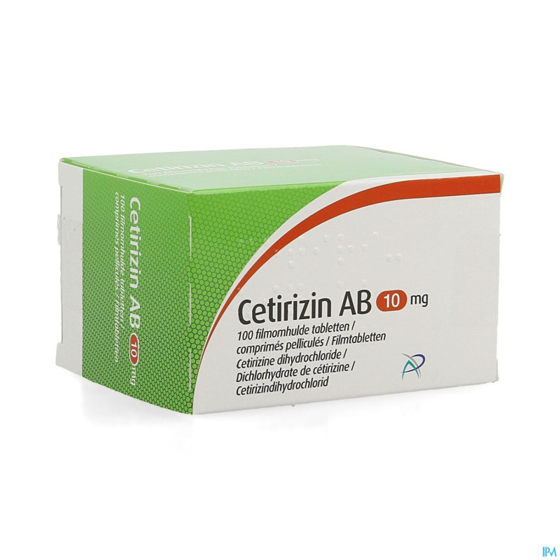 Cetirizin ab 10mg comp pell   100