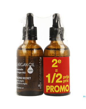 Cosmostar huile argan    2x50ml 2e -50%