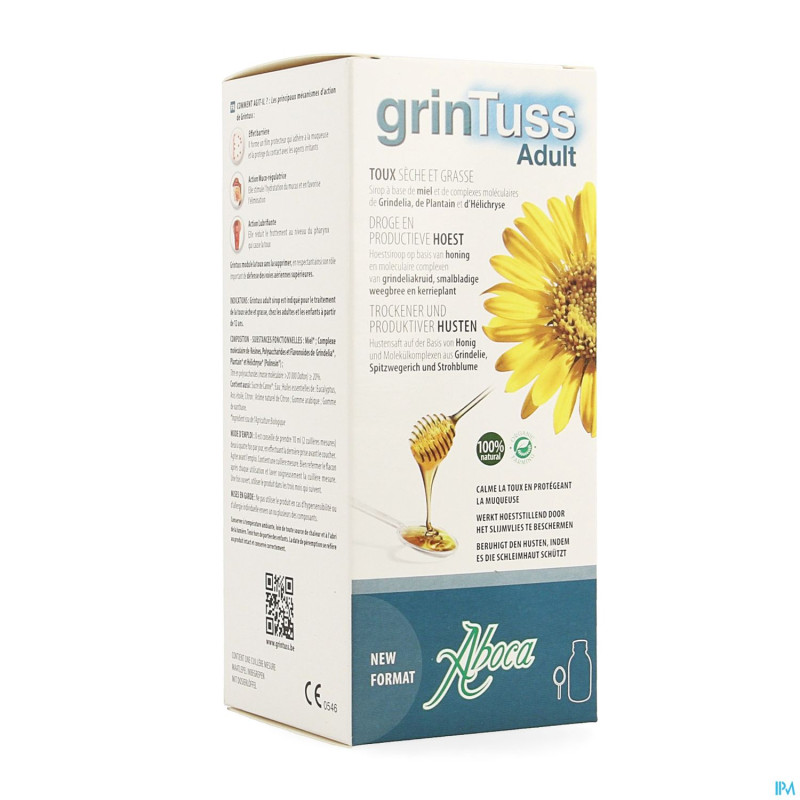 Grintuss sirop adult 180g    aboca