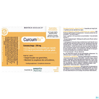 Curcum rx biotics    caps 60