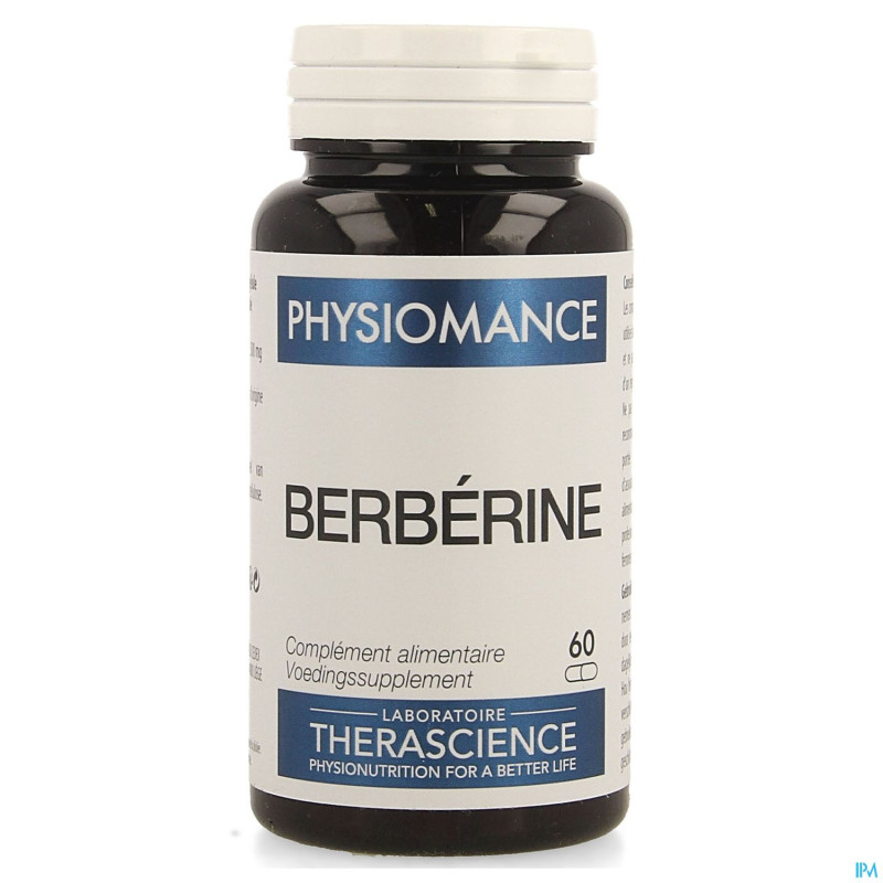 Berberine    caps 60 physiomance phy312b