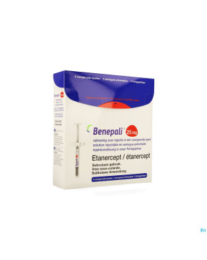 Benepali 25mg sol inj seringue prer. 4