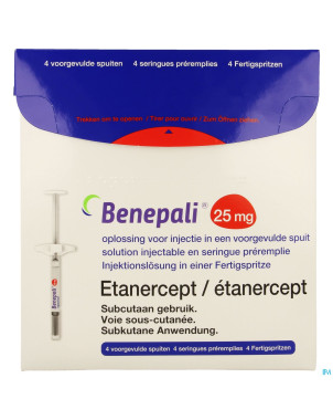 Benepali 25mg sol inj seringue prer. 4