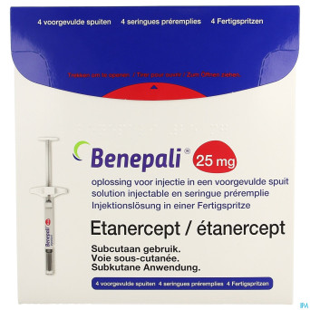 Benepali 25mg sol inj seringue prer. 4