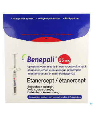Benepali 25mg sol inj seringue prer. 4