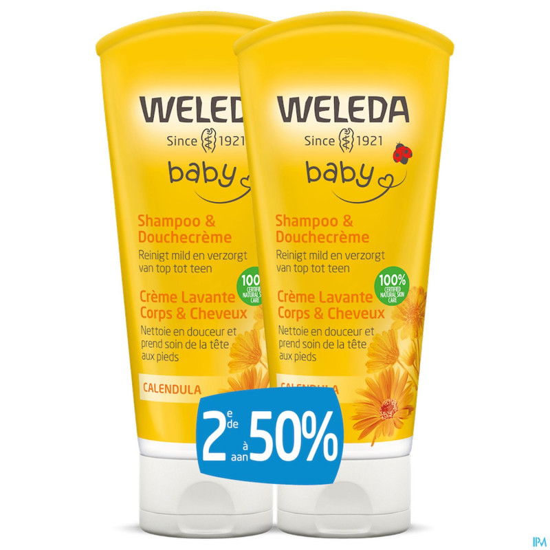 Weleda duo calendula cr lavante corps&chev 2x200ml