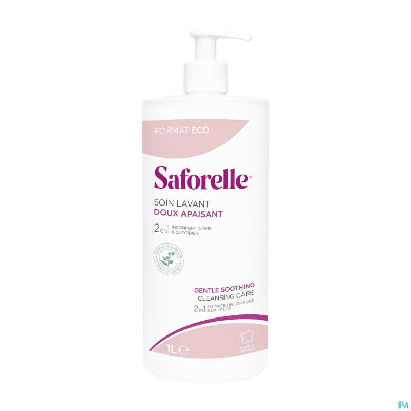 Saforelle soin lavant doux sol    fl pompe 1l