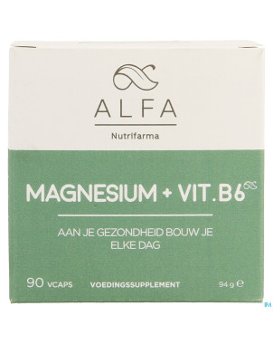 Alfa magnesium + vit b6  v-caps  90