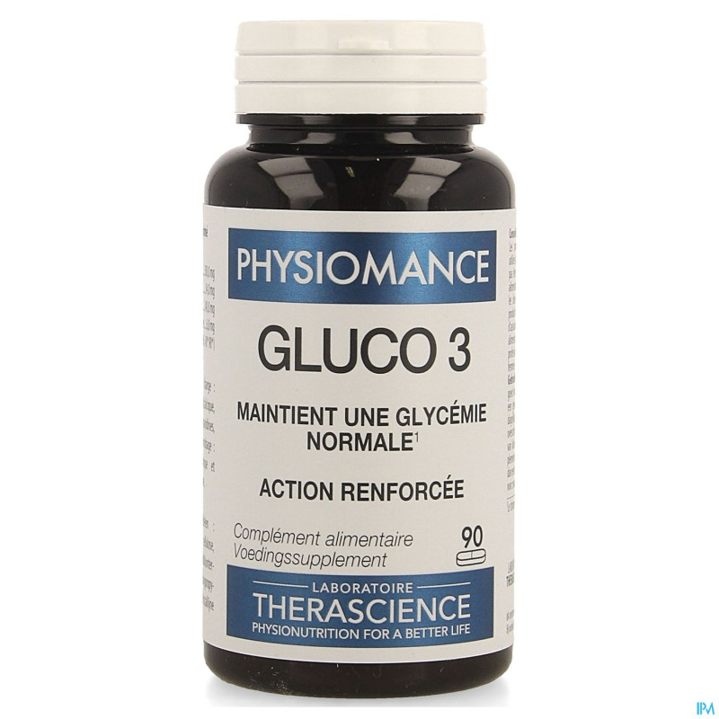 Gluco 3 comp 90 physiomance phy318b
