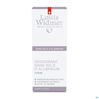 Widmer deo creme sans aluminium parf    40ml
