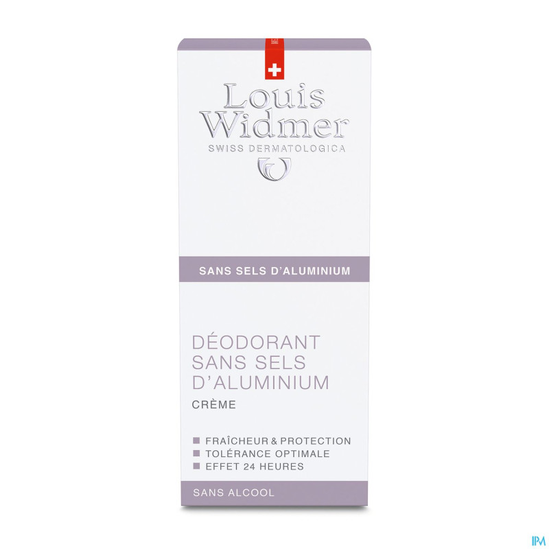 Widmer deo creme sans aluminium parf    40ml