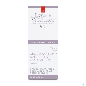 Widmer deo creme sans aluminium n/parf    40ml