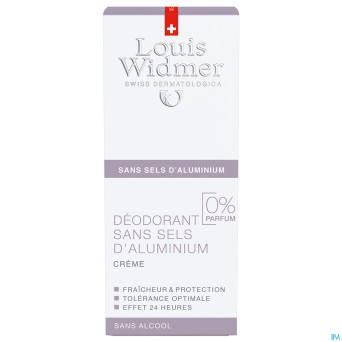 Widmer deo creme sans aluminium n/parf    40ml