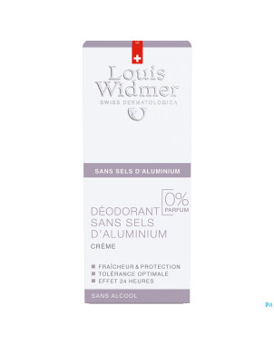Widmer deo creme sans aluminium n/parf    40ml