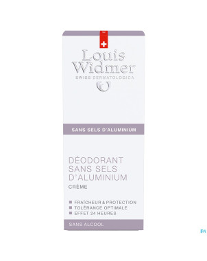 Widmer deo creme sans aluminium n/parf    40ml