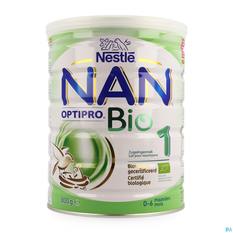 Nan optipro bio 1 lait pdr    800g