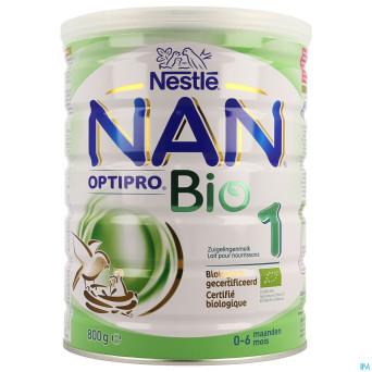 Nan optipro bio 1 lait pdr    800g