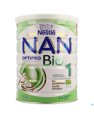 Nan optipro bio 1 lait pdr    800g