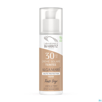 Alga maris creme solaire visage ip30 clair    50ml