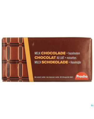 Prodia chocolat lait noisettes    85g revogan