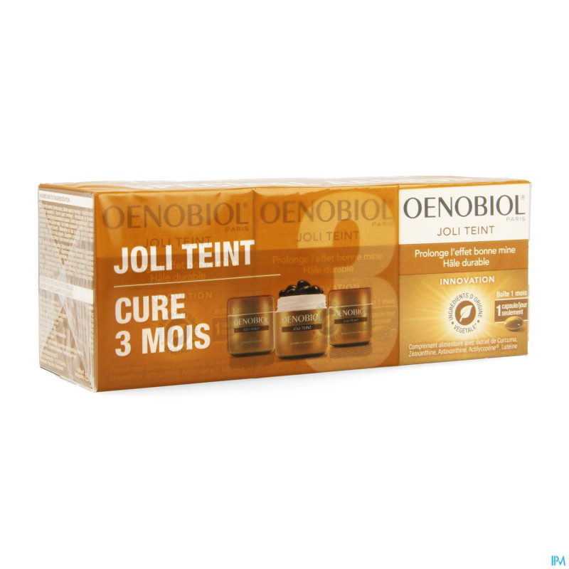 Oenobiol joli teint cure  caps 3x30