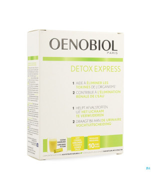 Oenobiol detox express gingembre/citron   stick 10
